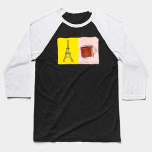 Paris de cafe Baseball T-Shirt